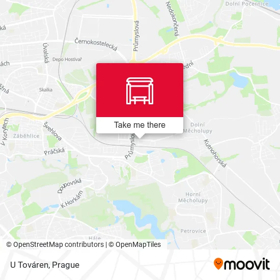 Карта U Továren