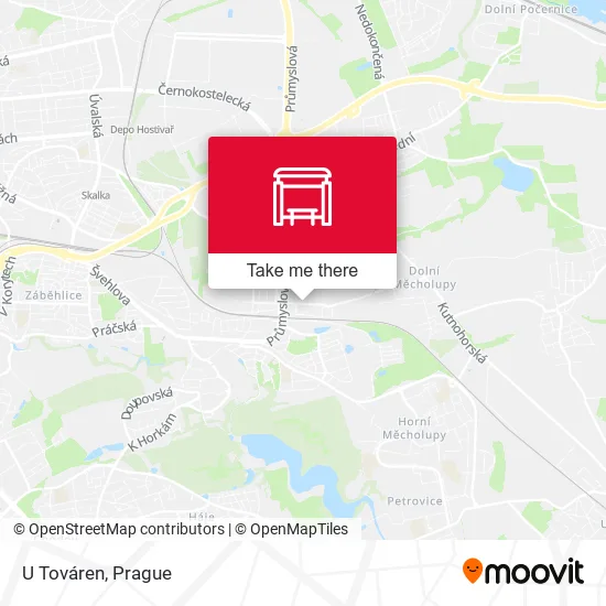 Карта U Továren