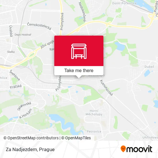 Карта Za Nadjezdem