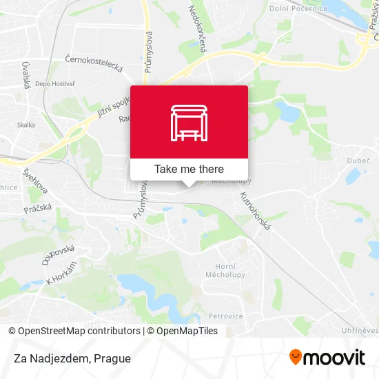 Карта Za Nadjezdem