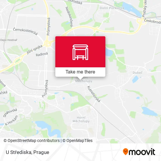Карта U Střediska