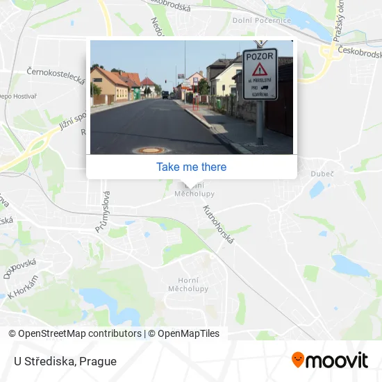 Карта U Střediska