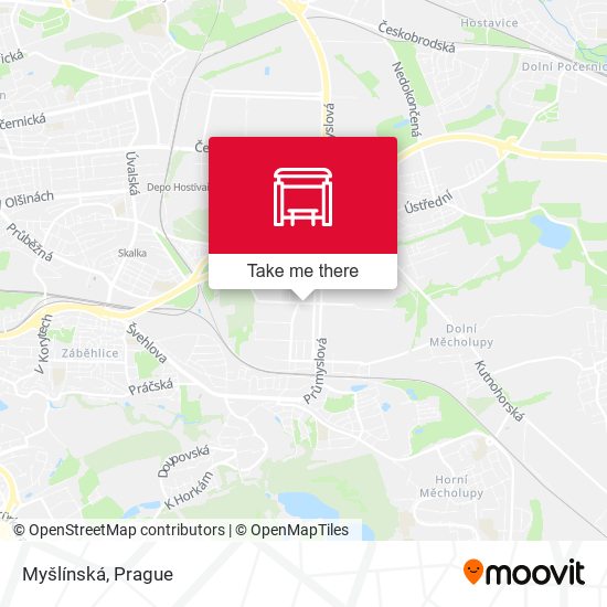 Myšlínská map