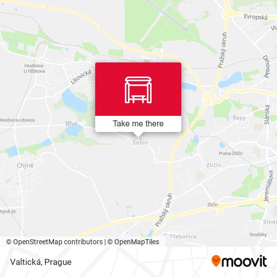 Карта Valtická