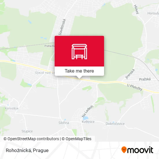 Карта Rohožnická