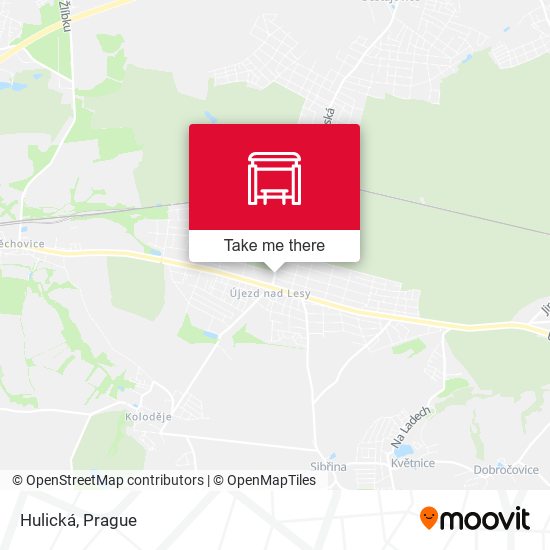 Карта Hulická