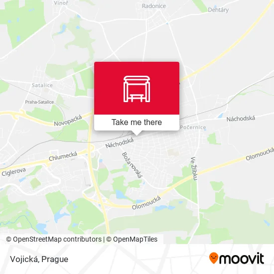 Карта Vojická