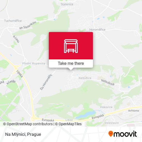 Na Mlýnici map