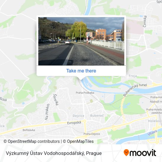 Výzkumný Ústav Vodohospodářský map
