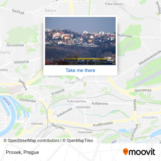Карта Prosek