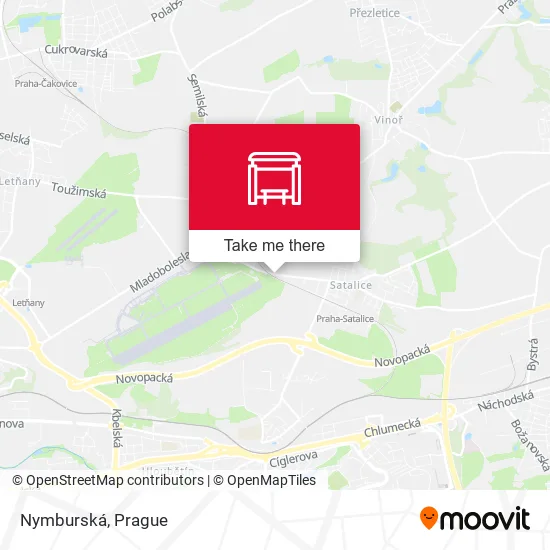 Карта Nymburská