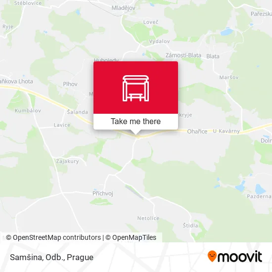 Samšina, Odb. map