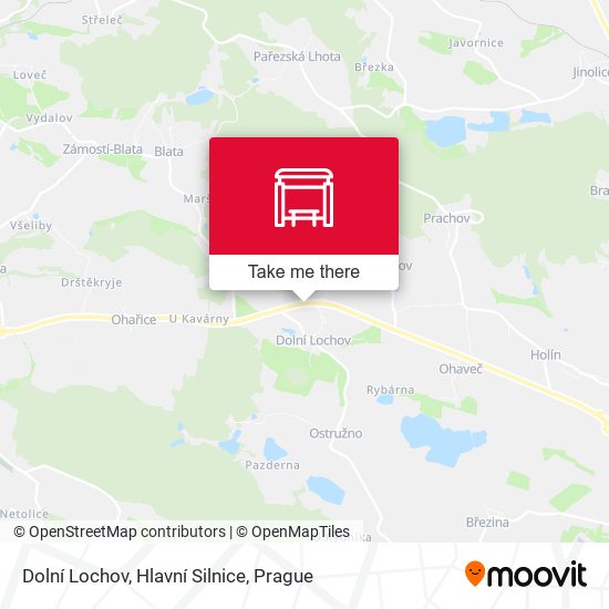 Dolní Lochov, Hlavní Silnice map