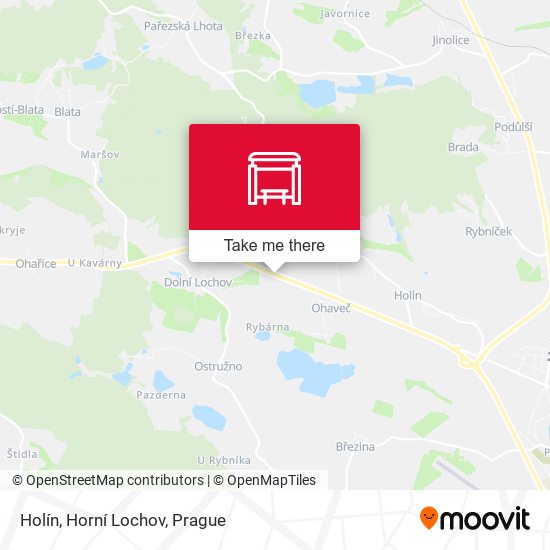 Holín, Horní Lochov map