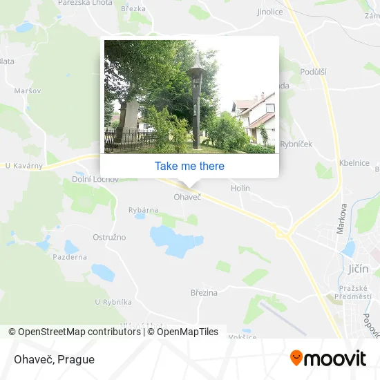 Карта Ohaveč
