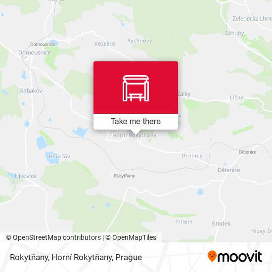 Rokytňany, Horní Rokytňany map