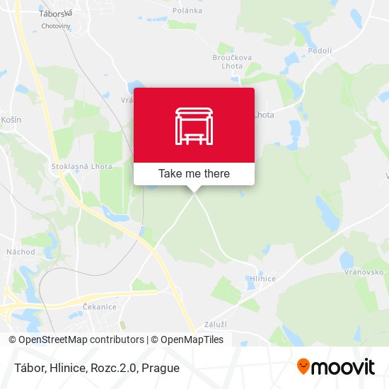 Tábor, Hlinice, Rozc.2.0 map