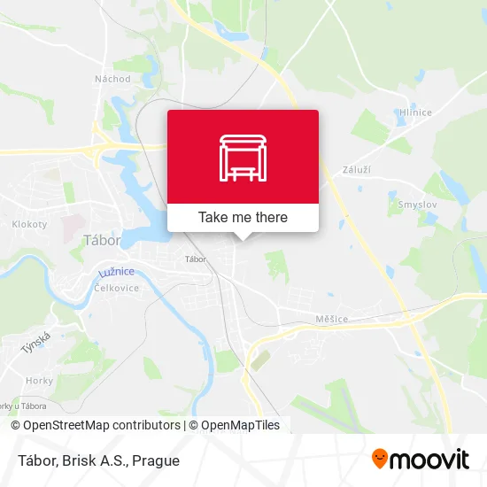 Карта Tábor, Brisk A.S.
