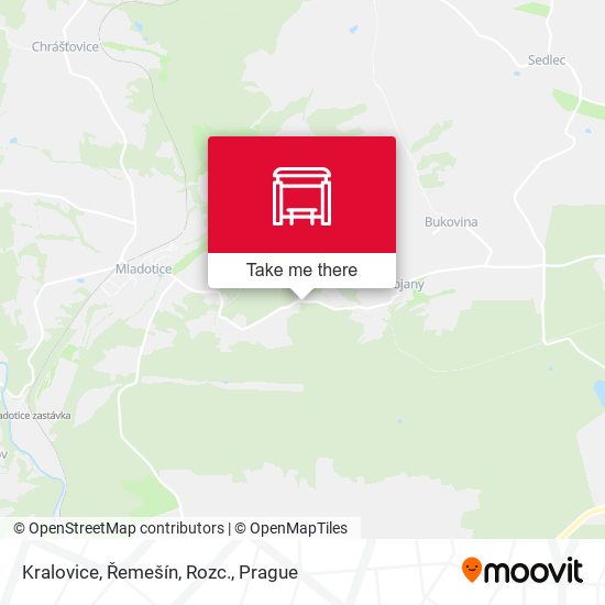 Kralovice, Řemešín, Rozc. map