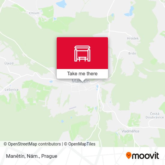Manětín, Nám. map