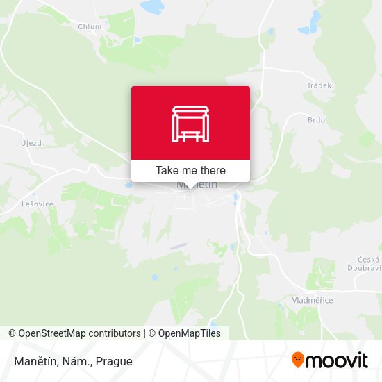 Manětín, Nám. map