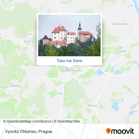 Карта Vysoký Chlumec