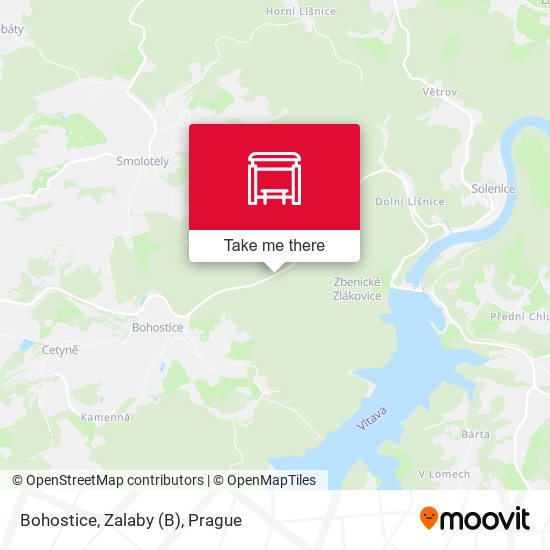 Bohostice, Zalaby map