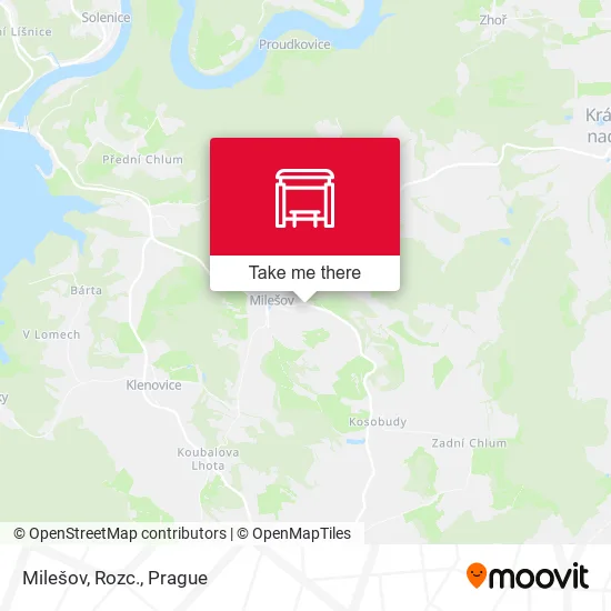 Milešov, Rozc. map