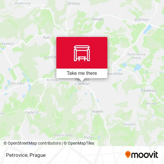 Карта Petrovice