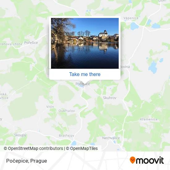 Карта Počepice