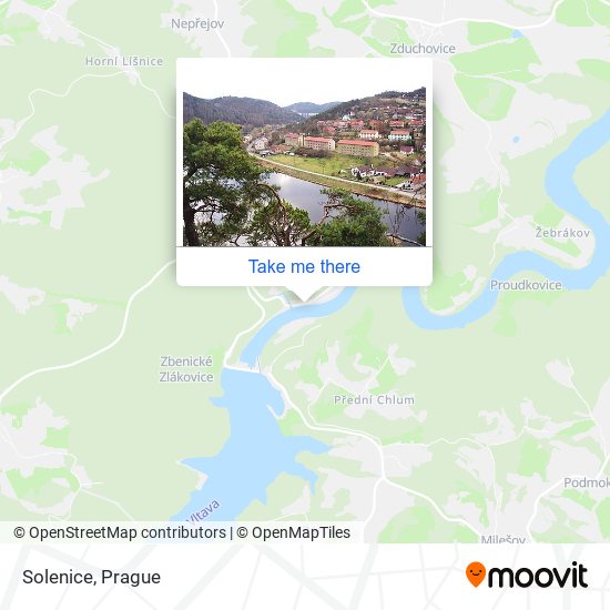 Карта Solenice