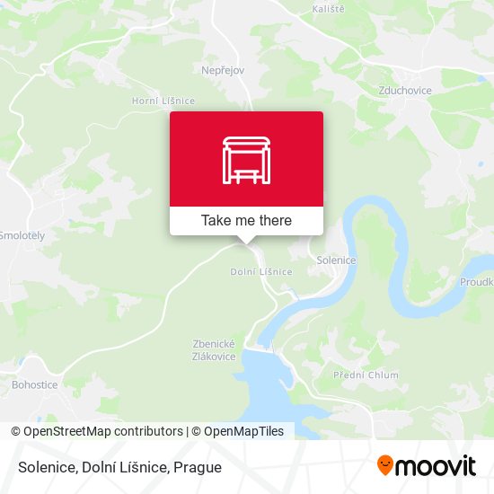 Solenice, Dolní Líšnice map