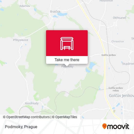 Карта Podmoky