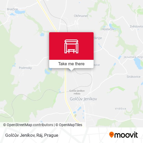 Golčův Jeníkov, Ráj map