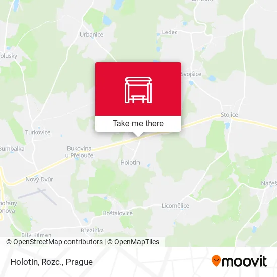 Карта Holotín, Rozc.