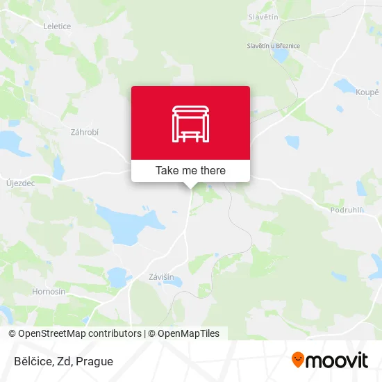 Карта Bělčice, Zd