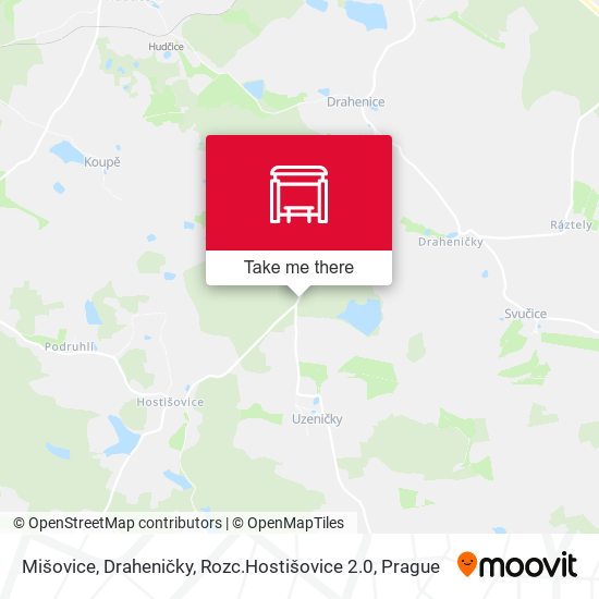 Mišovice, Draheničky, Rozc.Hostišovice 2.0 map