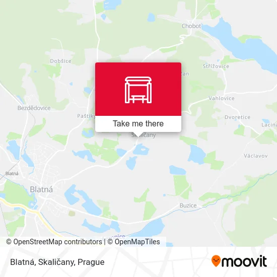 Карта Blatná, Skaličany