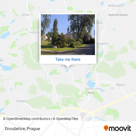 Карта Droužetice