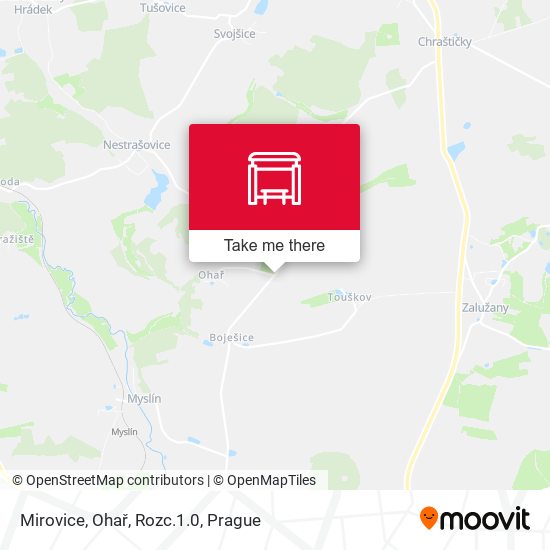 Mirovice, Ohař, Rozc.1.0 map