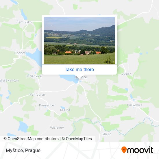 Myštice map