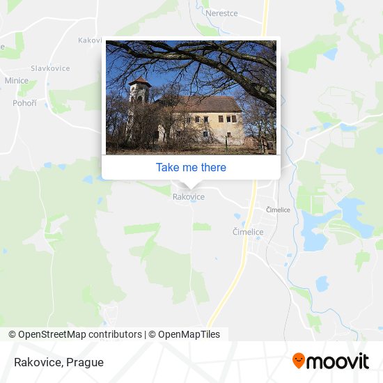 Карта Rakovice