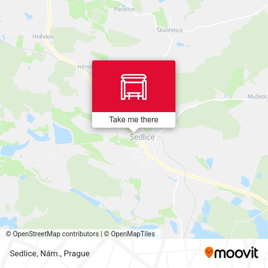 Карта Sedlice, Nám.
