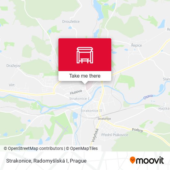 Карта Strakonice, Radomyšlská I