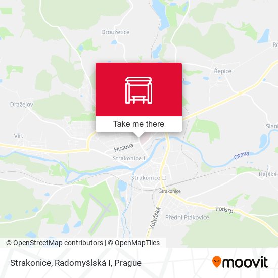 Strakonice, Radomyšlská I map