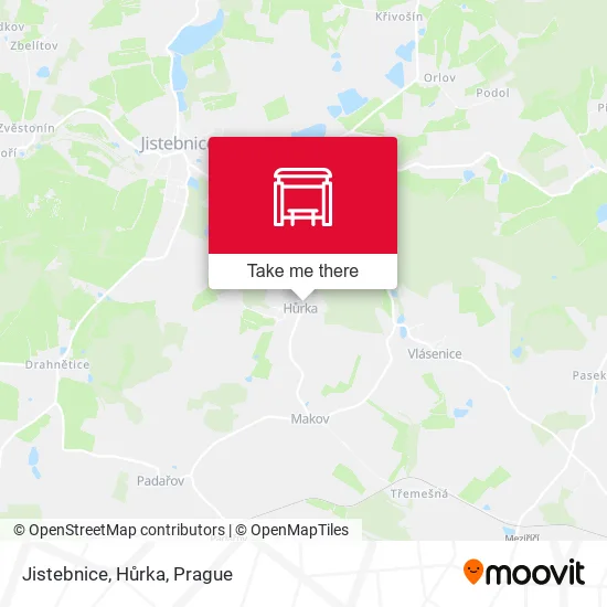 Карта Jistebnice, Hůrka
