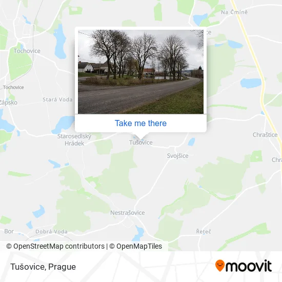 Карта Tušovice