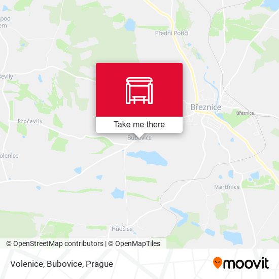 Карта Volenice, Bubovice