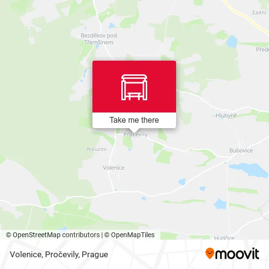 Карта Volenice, Pročevily