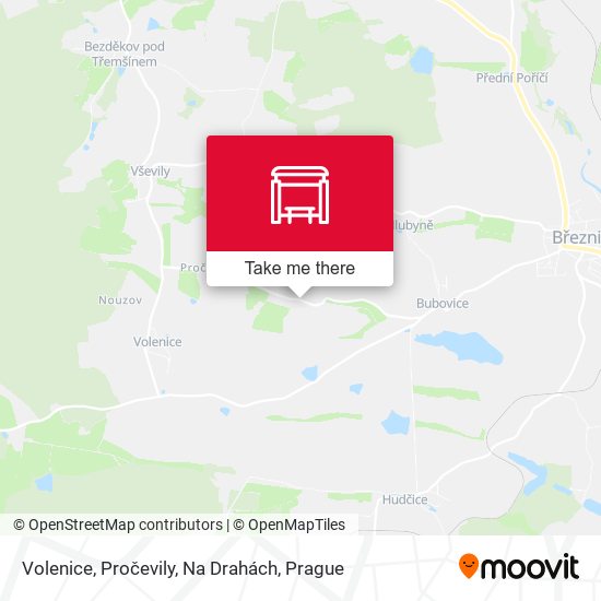 Volenice, Pročevily, Na Drahách map